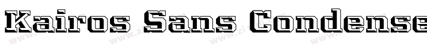 Kairos Sans Condense字体转换 Kairos Sans Condense字体转换